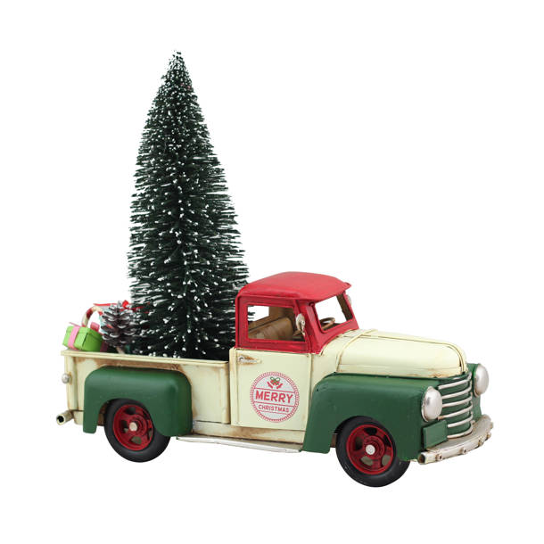 The Holiday Aisle® Christmas Santa Fire Truck Decoration with LED